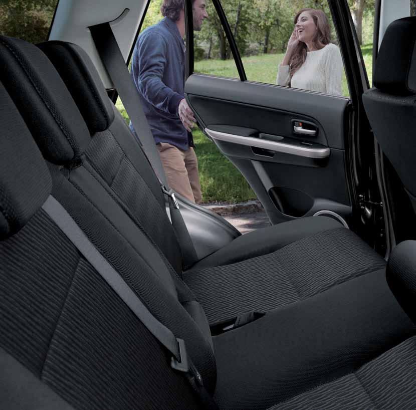 Ride the rough in comfort The cabin of the Grand Vitara offers enough living space to seat five in comfort.