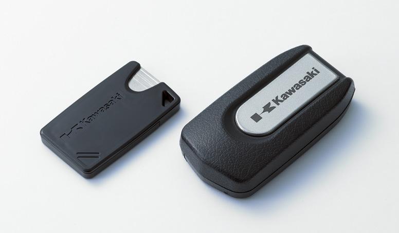 * Riders will receive one key fob (kept in a pocket) and a small card-type key for emergency/backup use.