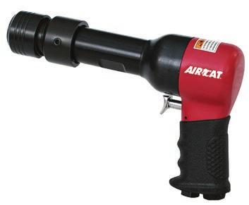 AIRCAT silencing technology Heavy duty ball-lock quick change chisel retainer adds safety and reliability 5300-A-T SUPER DUTY 0.498" SHANK AIR HAMMER 0.