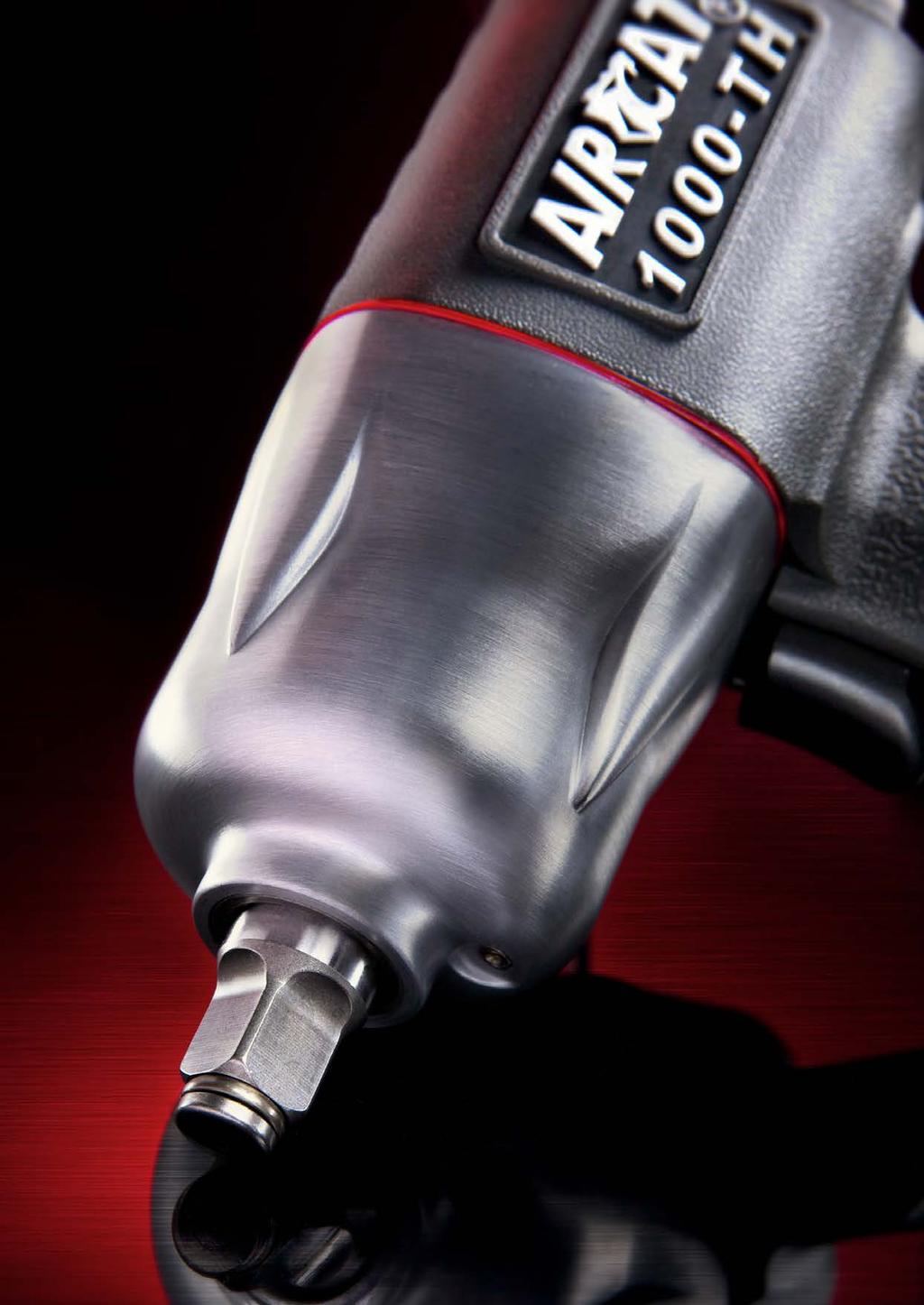 IMPACT WRENCHES MORE POWER - LESS NOISE AIRCAT offers the customer the most loosening torque in our impact wrench,