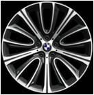 0, 275/35 R20 20" M Light alloy Double-Spoke Bi-Color wheels with performance Front: 208.