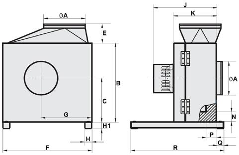 Impellers and hubs are dynamically balanced together to G2.5 to DIN194 standard. Electrical connection - Nominal voltage is indicated on the type shield, tolerance +/- 1%.
