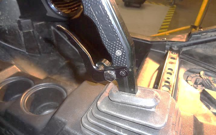 Ensure that the lever properly engages the selector pin.