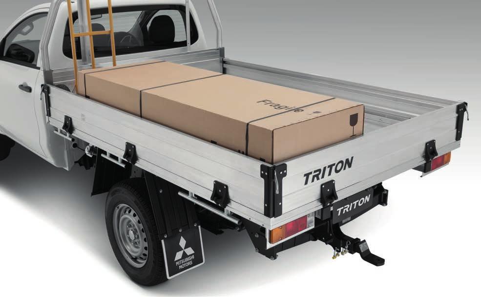 MQ TRITON ALUMINIUM NARROW TRAY WITH TUBE HEADBOARD Pricing TRAY Part Number MZ350500A to D Base tray fitted $ EXTERNAL WEIGHT Width 1762cm x length 2400cm 139kgs REAR RACK TUBE 9PMMRTQA98 $ STANDARD