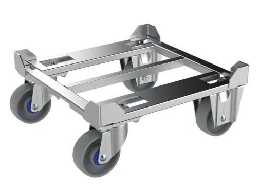 Lean Dolly Type III With 4 swivel wheels Tare weight with CPD wheels Wheel size