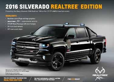 steps Black Chevy bowtie emblems Z71 hard door badges Spray-in bedliner ORDERING Available in Double Cab (Rally 1 or 2) or Crew Cab (Rally 2) Production scheduled to begin in Spring 2016 LPO Order