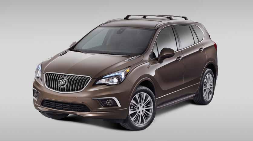 2017 BUICK ENVISION ACCESSORIES STEP OUT IN STYLE. Preproduction model shown. Production model may vary. 2016 Buick Envision. Optional equipment shown.