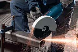 Large Angle Grinder GWS 24-180 LVI Professional 9 Rated power input Grinding spindle thread Disc dia. 0601892F00 2,400 W 8500 rpm M14 180 mm 5.