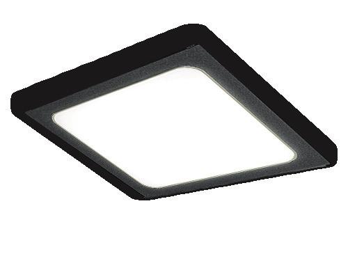Luma Ceiling & Wall Light 45 C Speciﬁcation: Surface mounted square LED ﬁxture with smooth ﬂat opal
