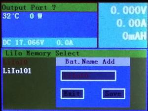 Press ENTER/START shortly on any battery type display Memory Selection interface. as below right picture. Press STOP/SET return last interface. 6.
