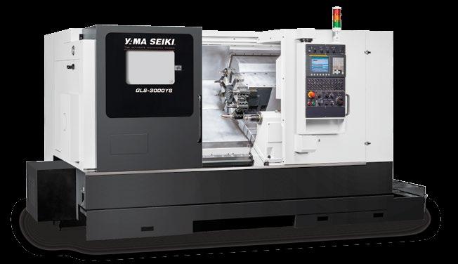 53" X / Z axes rapids 1,181 IPM Station 12 ST Compact machine size. Provides full multi- tasking turning capabilities by live tooling turret, sub-spindle, and Y-axis.