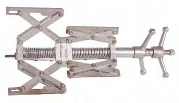 Fits up flange to center axis of pipe The Ideal Flange Fit-up Tool!