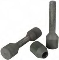 flange for tack and weld-out no tools needed 3 Hardened tapered ST-106 and ST-206 pins