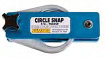 .. 3 Weldlets 3 Threadlets 3 Matching saddlecut holes 3 Any conventional gas cutting torch Circle Snap 1-13/16 PN 784540 1-7/16", 1-9/16", 1-11/16", 1-13/16" (37 mm, 40 mm, 43 mm, 46 mm) 3 Four