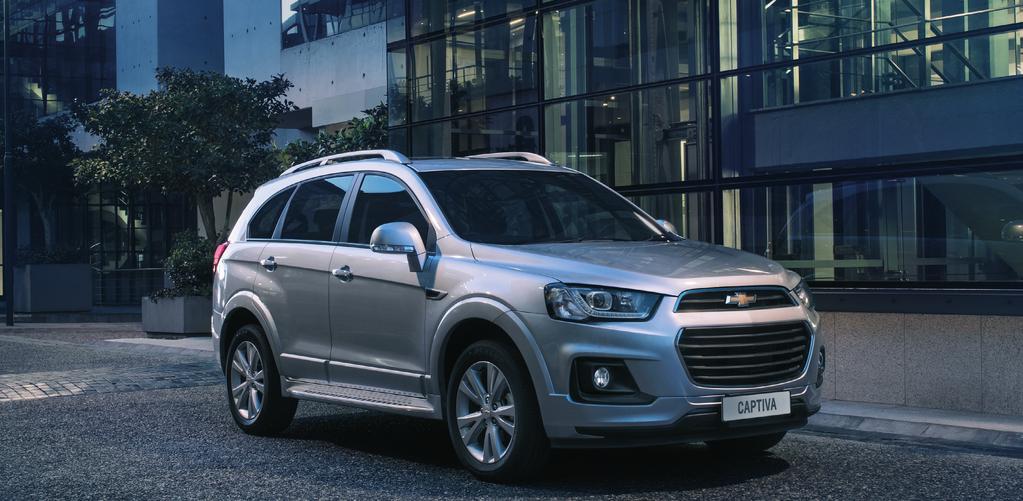 READY TO SEDUCE. DESIGN Handsome 19 Alloy Wheels 1 and stylish LED Headlamps help to create a powerful profile for the new Captiva.