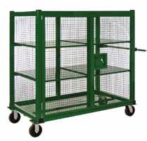 3 A security storage chest for those who require high visibility of contents 3 Tough steel wire screen 3 Four