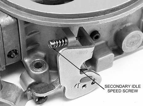 If the idle speed is too fast, turn the idle screw counter clockwise to slow down.