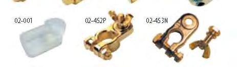 24kt Gold-plated 02-431 Screw-type Battery Terminal. 24kt Gold-plated 02-432 Extra-long Hex-Key Battery Terminal - Positive.