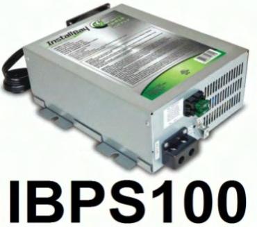 Output; fan cooling, overtemp and reverse polarity protection IBPS75 Rated at 75 amps, 1065