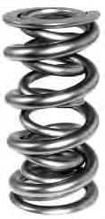 VALVE SPRINGS NexTek Series Lightweight Dual Drag Race Valve Springs Higher natural frequency and lower active mass provides improved valvetrain control and higher RPM potential Dual spring design