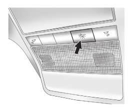Press the button on the dome lamp to turn it on or off. The dome lamps come on when a door or the liftgate is opened. The lamps will stay on for about five minutes.