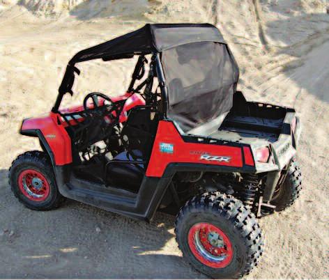 SOLID #6040 SHOWN ON A YAMAHA RHINO WindStopper Solid Applications Can-Am Commander - 10-12 #3040 Yamaha Rhino - 04-12 (Shown) #6040 Polaris Ranger