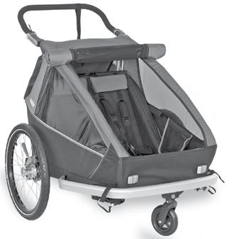 Using Your Croozer Transporting cargo Load capacity and cargo compartments The Croozer has a large cargo compartment () behind the seat for holding your gear and essentials.