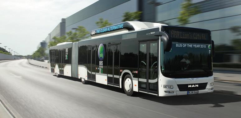 venues in Munich and the surrounding area. Twenty years on, the MAN SL 202 with CNG drive premiered and in 2003, MAN delivered the first natural gas buses with EEV technology to its customers.