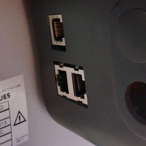 Turn the POWER switch on the front of both units to the OFF position, and ensure that both units have power removed. 2.