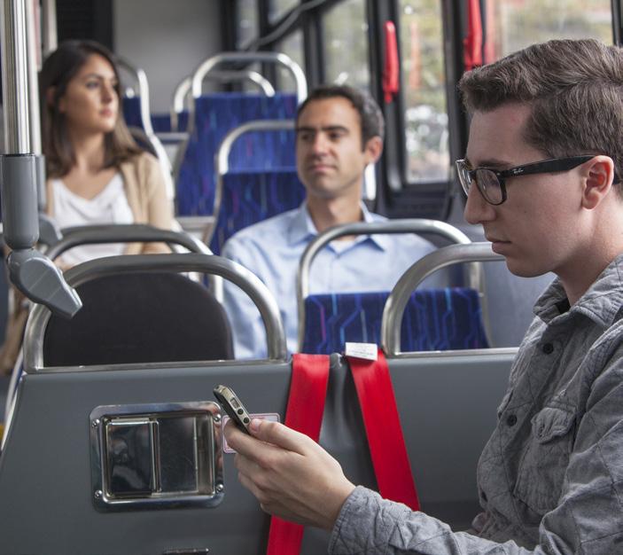 TECHNOLOGY & EFFICIENCY IMPROVEMENTS MOBILE FARE PAYMENT The Token Transit application launched in January 18 is bringing GCTD into the 21st century!