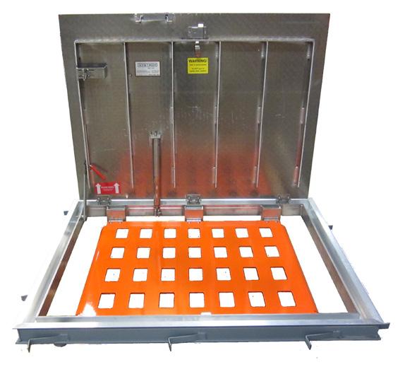 SINGLE DOOR WIDTH 42-48 SG: Safety Grating Fall Protection Safety