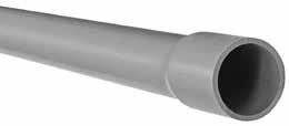 Rigid Nonmetallic Schedule 40 Conduit Meets specifications of UL 651 and NEMA TC2 Rated for 90 C Cable Sunlight Resistant 10 Lengths Schedule 40 Conduit Belled End - 10 Lengths No.