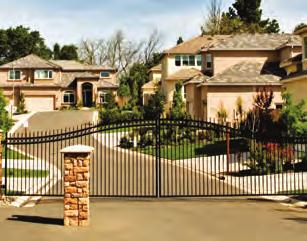 VANTAGE LINEAR SWING GATE Boasting tough-as-nails die-cast aluminium construction throughout, a grade 304 stainless steel wormshaft for the ultimate in reliability and durability and with
