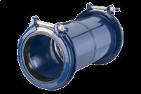 HYMAX PRODUCT HYMAX LONG BODY Wide-range HYMAX Long Body Coupling, used for pipe section replacement, connects two pipes of the same or different OD pipe and materials, covering a wider gap between