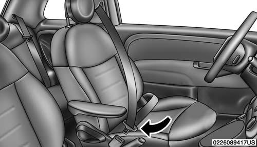 34 THINGS TO KNOW BEFORE STARTING YOUR VEHICLE Inserting Latch Plate Into Buckle 4. Position the lap belt so that it is snug and lies low across your hips, below your abdomen.
