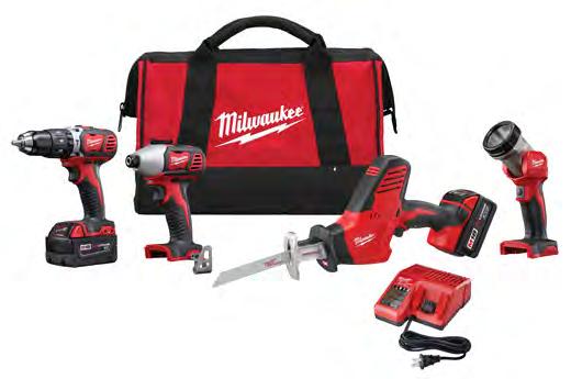 Power Tools M12 FUEL 1/2 Drill/Impact Kit Features a POWERSTATE Brushless