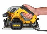 site solution. The DEWALT DWS520KT-XE plunge saw comes as standard with a 1.5m rail, AirLock adaptor and a TSTAK kit box.