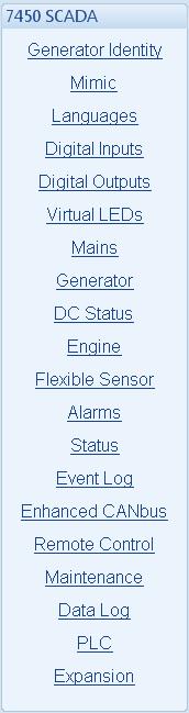 SCADA 5 SCADA SCADA stands for Supervisory Control And Data Acquisition and is provided both as a service tool and also as a means of monitoring / controlling the generator set.