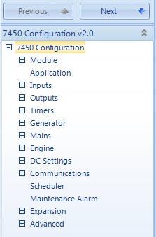 Edit Configuration 4 EDIT CONFIG This menu allows module configuration, to change the function of Inputs, Outputs and LED s, system timers and level