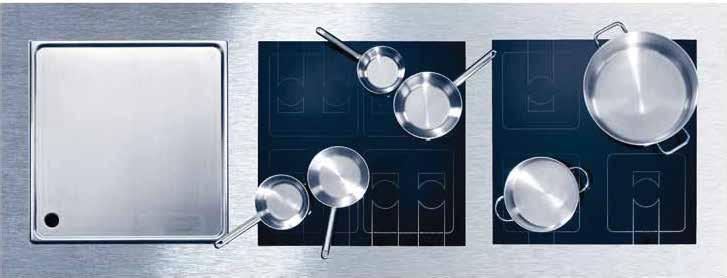 Single Cook Top, FlexiHob, full coil Single Cook Top, round coil Quad Cook Top, FlexiHob,
