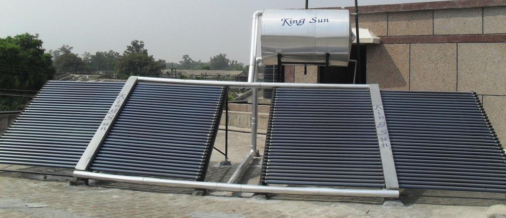 Solar Water Heaters The range of Kingsun Solar Water Heater