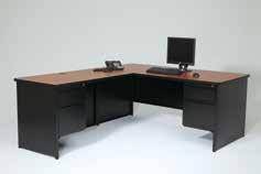 Metal Desk Radius Corner Tops Radius Corner Tops CHY Cherry GNB Grey Nebula M6832T Desk Top 68 x32 CU: 3.9 WT: 62.7 List Price: $525 M6824T Credenza Top 68 x24 CU: 3.2 WT: 47.
