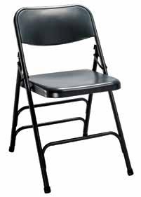 Carton List: $396 Special Order in: Beige, Black, Burgundy and Navy Folding Chair Model No.