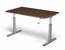PLTEAB4872BUDNF List $1239 Feet for Budget Electric Height Adjustable Table Base For use with 24 depth tops. Stocked in Black and Silver. PLTBUDFEET24 List $110 For use with 30 depth tops.