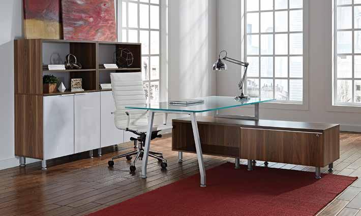 With options to suit any size office, Inigo brings a crisp sense of flow to any space.