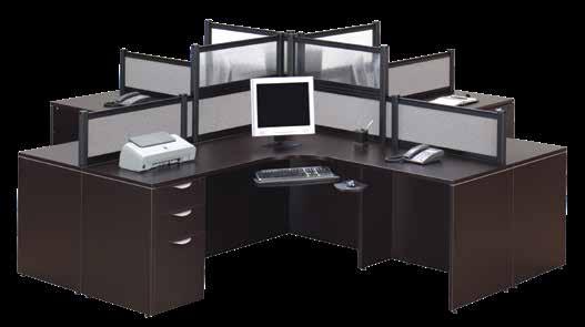 Desk mounted panels Panels Charcoal Fabric Panel Available Borders Panel Material Glazed with Silver or Black Frame