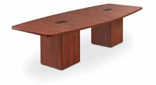 Boat Shaped Laminate Conference Tables with Cube Bases Model # Description List PL236CUBE 95 W x 33-44 D $1117 PL237CUBE 120 W x