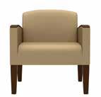 Environmentally friendly, Vitafoam soy-based foam. Chairs available in 400 lb., 500 lb. and 750 lb. models.