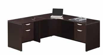 Core removable locks, grommets and leveling glides included Workstation Shown Suite PL113: PL178L/R,