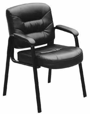 XSLSO1239 Black Caressoft Leather with Mahogany Frame. Overall: 26 W x 27 D x 35.5 H Seat: 19 W x 20 D x 19 H List: $429 Avery Side Arm Chair Model No.